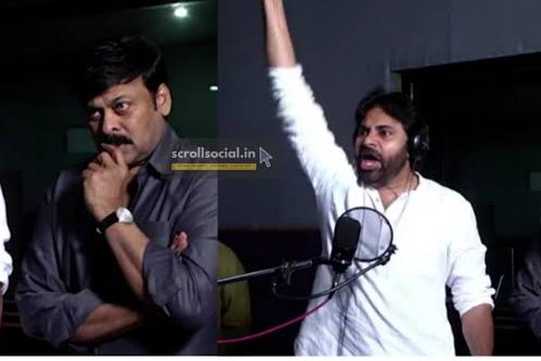 Power Star Pawan Kalyan dub for Mega Star Chiranjeevi’s Sye Raa Narasimha Reddy.