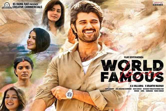 “World Famous Lover” first look of Vijay Devarakonda’s upcoming movie with four leading actresses