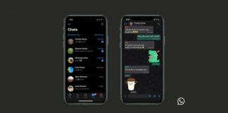 whatsapp dark mode theme