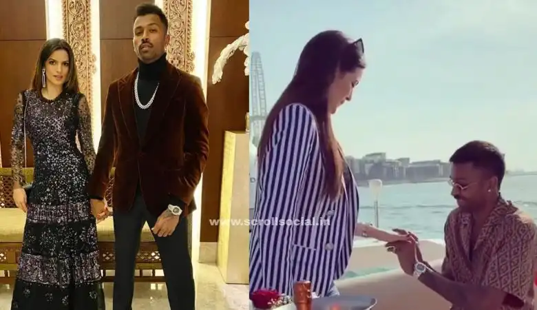 Hardik Pandya and Natasha Stankovic