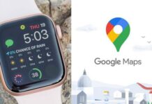 Google Maps on Apple Watch