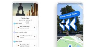 Google Maps landmark feature