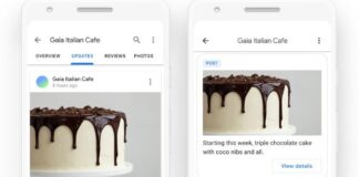Google maps business chat feature