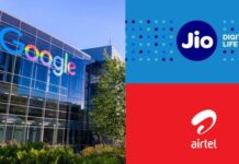 google jio and airtel internet