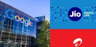 google jio and airtel internet
