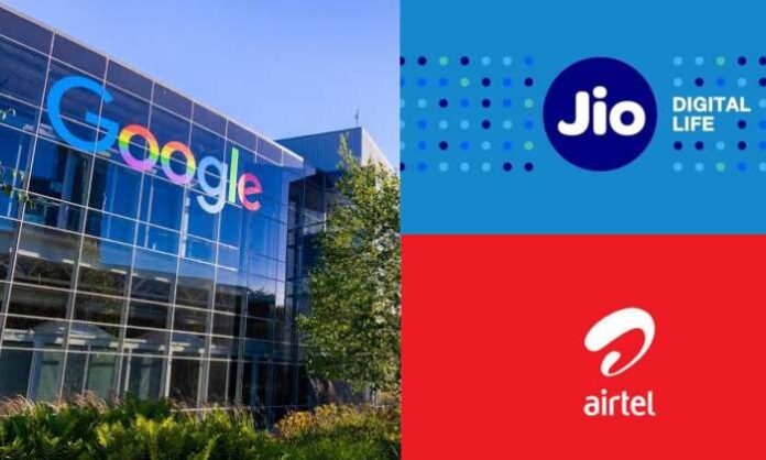 google jio and airtel internet