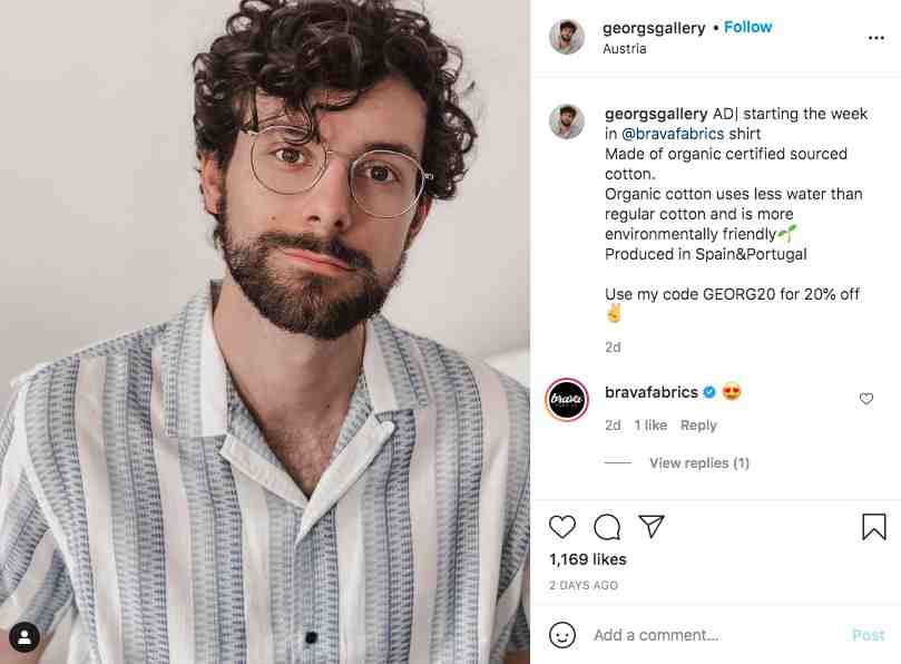 Fashion influencer @georgsgallery
