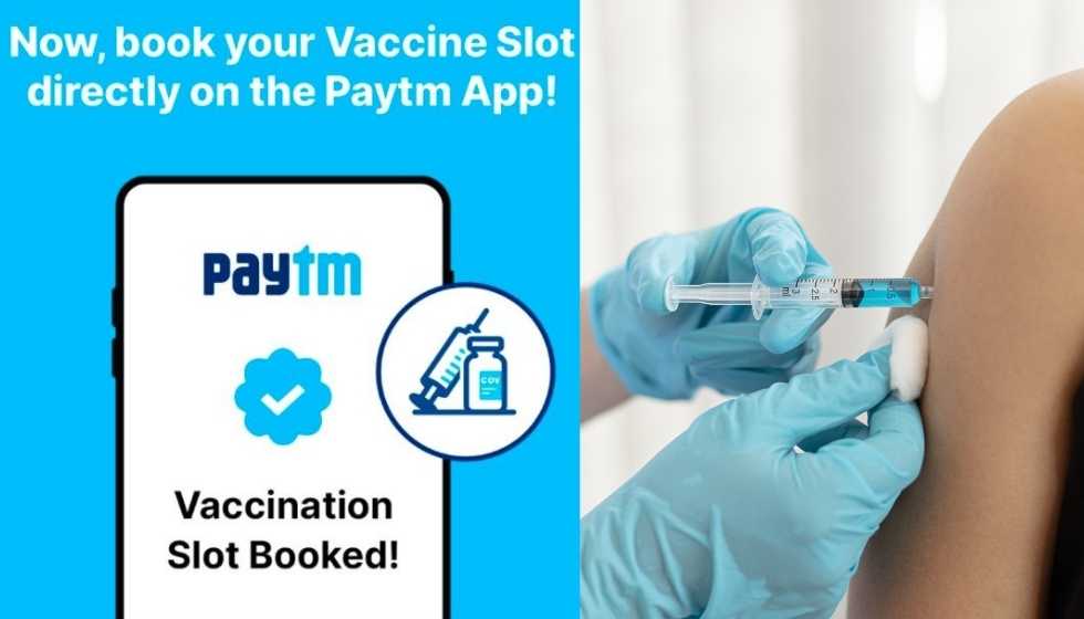 Paytm launched a new option of Booking vaccination appointments