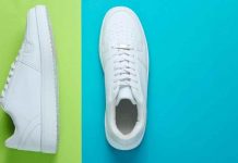 White sneakers