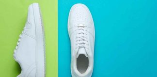 White sneakers