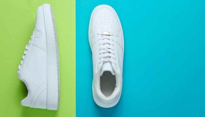 White sneakers