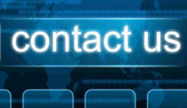 contact us